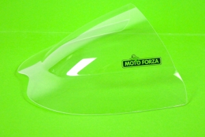 Aprilia Tuono 1000R 2003-2005 Screen racing for racing mask upper Motoforza - cut- clear
