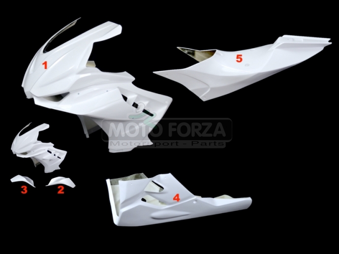Aprilia RSV4/R Factory 2021-2023 Complet set racing 5-pieces, with Winglets