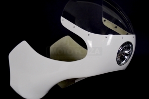 Chrom Headlamp 5 3/4 inch - Cafe Racer 146mm - in fairing Honda CB 250 350 400 500 
