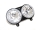Front Double Headlight 2x90mm - TWIN