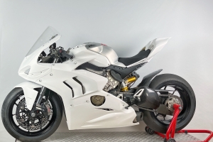 Ducati 1000 1100 V4/V4S/V4R Panigale 2018-2021 Oil sump racing - ARROW Exhaust 71161PK, GRP - on the bike