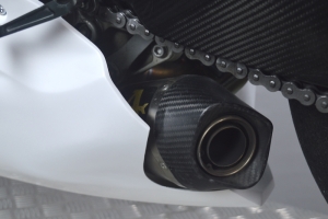 Ducati 1000 1100 V4/V4S/V4R Panigale 2018-2021 Oil sump racing - ARROW Exhaust 71161PK, GRP - on the bike