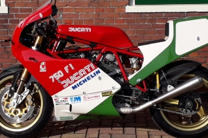 Ducati F1 750cc 1985-1988  parts on bike 