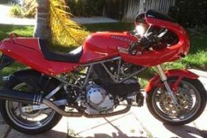 Half Fairing 1000s, Paul Smart - with cut out for headlight, GRP - parts motoforza on bike Ducati SS