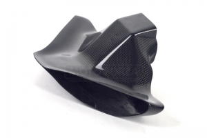 Airduct racing Ducati 1199, CARBON, works with racing front bracket Motoholders. 
