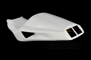  Ducati 748 , 916 996 998 seat closed - 2 vents with cut out for tail light, GRP