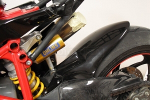 Ducati, 848,1098,1198, 2008-2011 Rear fender GRP-coloured on bike
