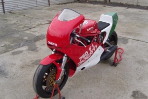Ducati F1 750cc 1985-1988  parts on bike TT600
