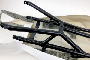  Rear bracket Forza Holders - Ducati 848-1098-1198 - preview with racing seat closed and seat support - installed