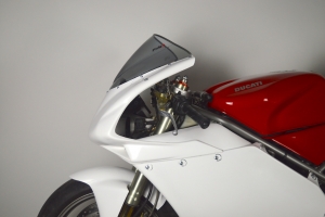 Ducati, 998, 2002 Side part left, GRP on bike