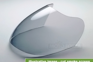 illustrative  Cut - light smoke screen windshield