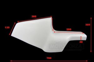 Ducati 900SS NCR, 1978 Seat, GRP,  - dimensions