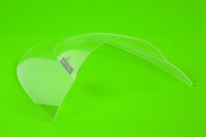 Honda RS 125 (1999) 2002-2003 Screen racing -double bubble for Upper part racing - cut - clear