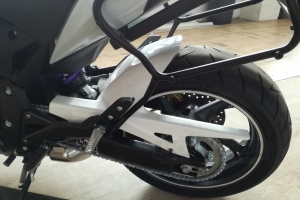preview on bike - Honda CBR 600F 2013- rear hugger with chain guard, GRP