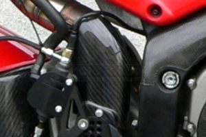 Honda CBR 600RR 2005-2006 Exhaust mid pipe shield, CARBON