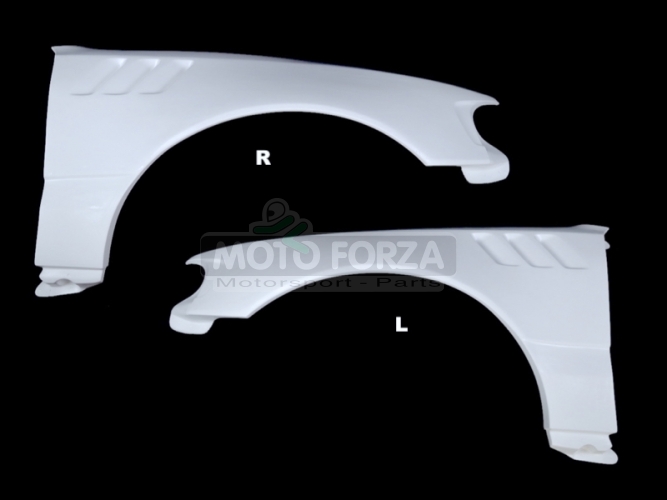 Front fender R+L- wider CRX ED9, Civic CG4 GRP Fibreglass