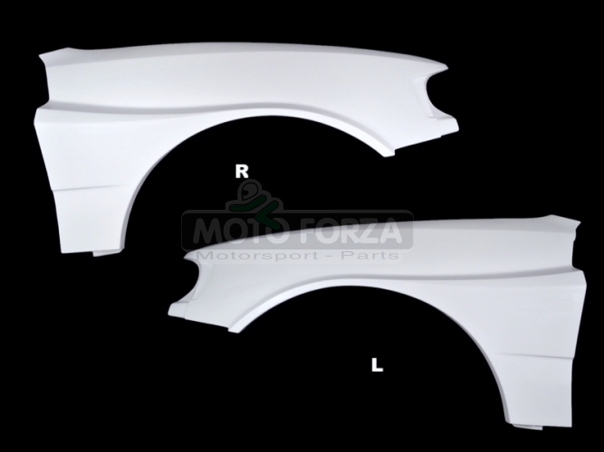 Front fenders L+R - wider GT AERO -  GRP Fibreglass, 