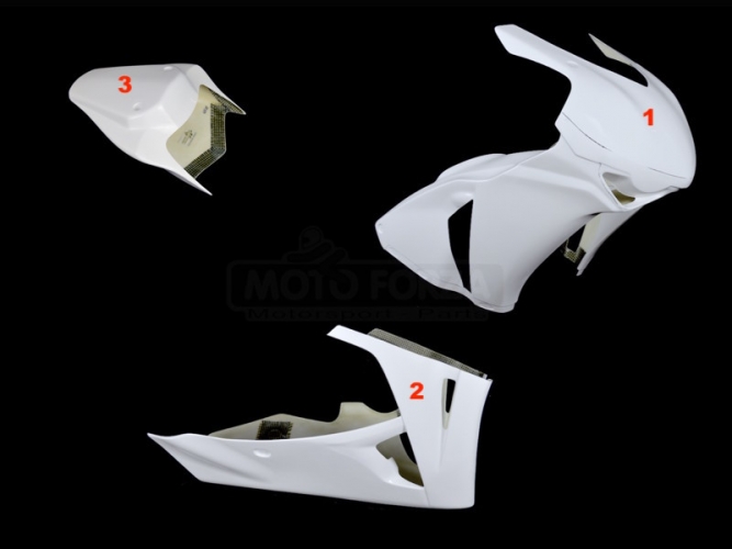 Honda CBR 1000RR 2008- 2011 Complete set 3-pieces racing version, GRP
