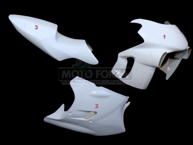 Honda CBR 600F 99-00  Complete set 3-pieces Racing, GRP