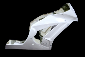 Kawasaki ZX10R 2011-2015 Front fairing Racing 4-pieces incl. DZUS Quick fasteners SET, GRP RACING