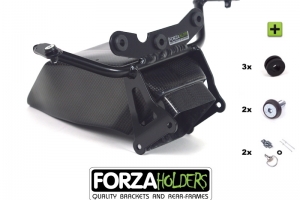 Front bracket with airduct CARBON - forza holders Kawasaki ZX10R 2016-