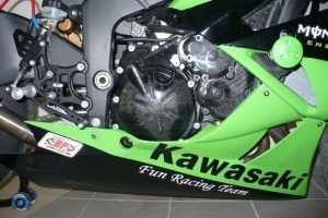 Kawasaki ZX-6R Ninja  2009-2012 engine covers CARBON-KEVLAR