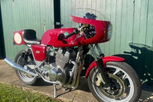 SET - Fairing with drilled screen, head ligth with holders on LAVERDA SFC 1200