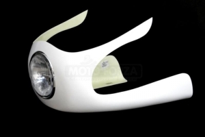 Preview - brackets for CB400 style head lamp - preview in uni half fairing 350-1000cc