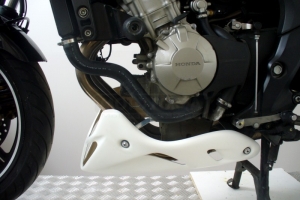 Mounting KIT for bellypan Motoforza Honda CBF 600 2010 -  preview bellypan on bike
