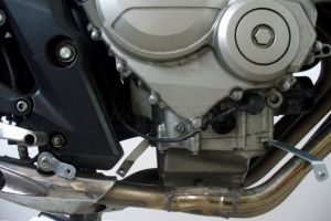 Mounting KIT for bellypan Motoforza Honda CBF 600 2010 - installation part nr 3 right, 4 left