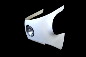preview - half fairing with 4 inch headlight and brackets