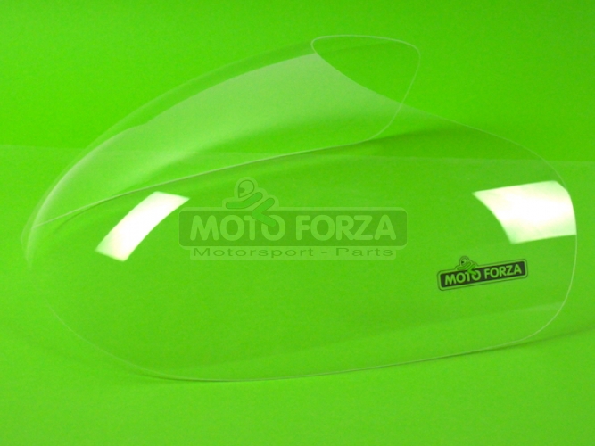 Screen for Half Fairing UNI 125-250cc Motoforza - cut - clear