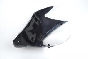 Flyscreen - mask with screen SET - Triumph 1050 1055 Speed Triple 2005-2010/ Street Triple 2007-2011 - GRP coloured black