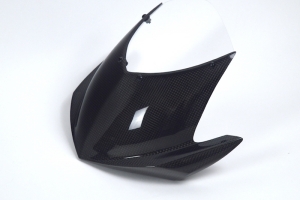 Flyscreen - mask with screen SET - Triumph 1050 1055 Speed Triple 2005-2010/ Street Triple 2007-2011 - CARBON