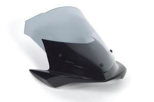 Flyscreen-with screen TOURING-SET- Triumph 1050 Speed Triple 05-10/ Street Triple 07-11 - GRP coloured + screen Light smoke