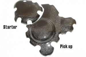 Starter cover , pick up cover Triumph Speed Triple 1050 2005-10 CARBON-KEVLAR
