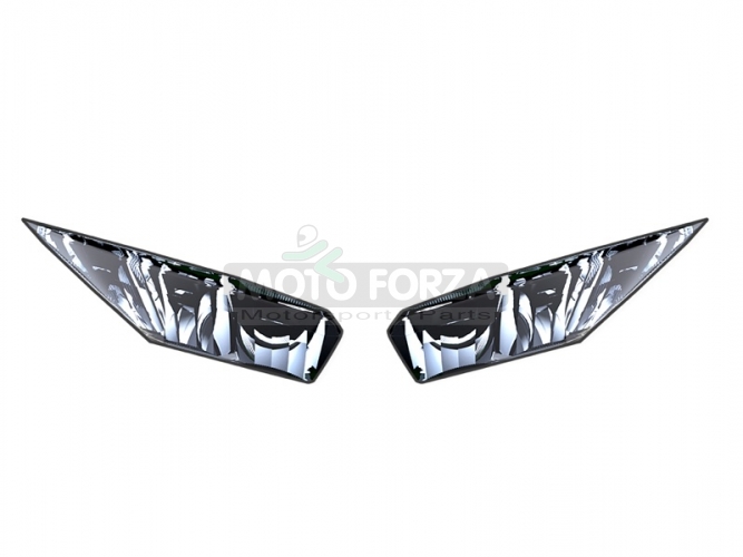 Headlight decals Kawasaki ZX-6R Ninja 2019-2020