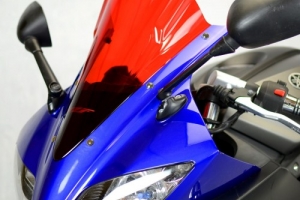Yamaha YZF 125R 2008-2013 Plexi - Racing (dvojbublina) - Screen - Racing (double bubble)- preview red
