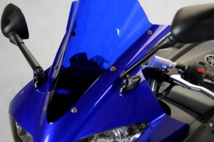 Yamaha YZF 125R 2008-2013 Plexi - Racing (dvojbublina) - Screen - Racing (double bubble)- preview blue