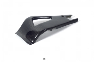 Yamaha YZF R-1 2009-2014 Swing-arm cover - Right, CARBON