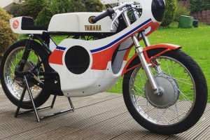 Parts motoforza on bike Yamaha TA  125 1973