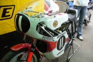 Fairing GRP on bike Yamaha TZ 125 1973-