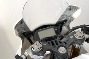 Yamaha YZF R3 2019- Motoforza parts on bke - Forzaholder front bracket