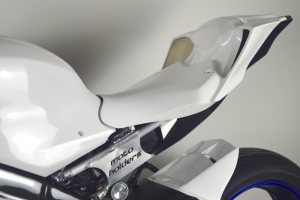 Yamaha YZF R6 2017-parts Motoforza on bike - Motoholders rear frame