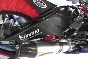 Swing arm cover R - carbon